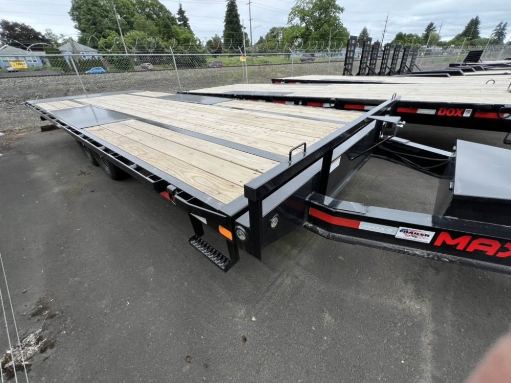 ON SALE - MAXX-D 8.5x22 17.5K TOX Power Deckover Tilt Trailer